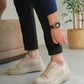 KB-X516 Kuback Beige Suede Men's Casual Shoes