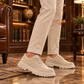 KB-X6 Kuback Beige Suede Men's Casual Shoes