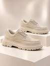 KB-X6 Kuback Beige Suede Men's Casual Shoes