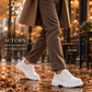 KB-702 Kuback White Leather Daily Men's Shoes