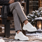 KB-702 Kuback White Leather Daily Men's Shoes