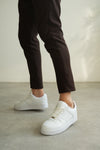 KB-N09 Kuback White Leather Daily Men's Shoes