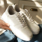 KB-N2 Kuback White Leather Casual Men's Shoes