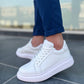 KB-DX46 Kuback White Leather Men's Casual Shoes