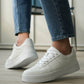 KB-N2 Kuback White Leather Casual Men's Shoes