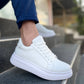 KB-DX46 Kuback White Leather Men's Casual Shoes