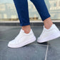KB-DX46 Kuback White Leather Men's Casual Shoes
