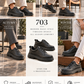 KB-703 Kuback Coal Skin Elasticized Men's Daily Shoes