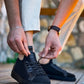 KB-112 Kuback Black Black Sole Knit Lace-up Men's Casual Shoes