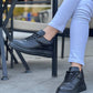 KB-X20 Kuback Coal Leather Men's Daily Shoes