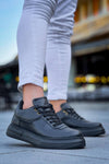 KB-X20 Kuback Coal Leather Men's Daily Shoes
