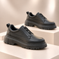 KB-703 Kuback Coal Skin Elasticized Men's Daily Shoes