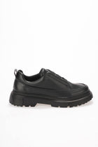 KB-703 Kuback Coal Skin Elasticized Men's Daily Shoes