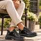 KB-702 Kuback Coal Patent Leather Men's Casual Shoes