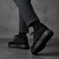 BayTuluk BT-600 Siyah Süet Siyah Yüksek Taban Günlük Erkek Ayakkabı