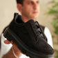 KB-703 Kuback Coal Suede Men's Casual Shoes