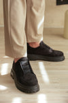 KB-703 Kuback Coal Suede Men's Casual Shoes