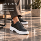 KB-703 Kuback Black Elasticated Men's Casual Shoes