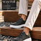KB-703 Kuback Black Elasticated Men's Casual Shoes
