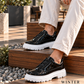 KB-703 Kuback Black Patent Leather Elasticated Men's Daily Shoes