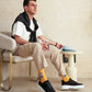 KB-703 Kuback Black Suede Men's Casual Shoes