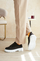 KB-703 Kuback Black Suede Men's Casual Shoes