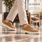 KB-703 Kuback Tan Suede Men's Casual Shoes