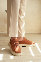 KB-703 Kuback Tan Suede Men's Casual Shoes